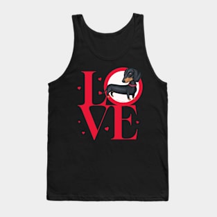 Dachshund Love Tank Top